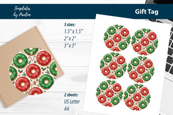 Add a Sweet Touch to Your Gifts with Donut-Themed Print and Cut Tags