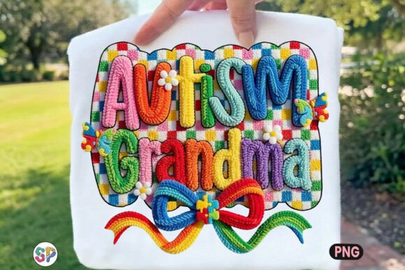 Autism Grandma, Faux Yarn Coquette Png: A Strategic Creative Asset for Designers and Entrepreneurs