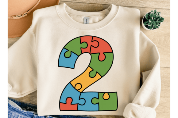 Autism Puzzle Question Mark PNG Design