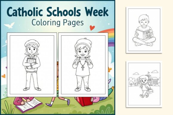 Celebrating Faith and Creativity with Catholic Schools Week Coloring Pages