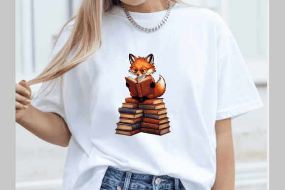 Cute Reading Fox Book Lover PNG: A Strategic Tool for Creative Branding and Merchandise