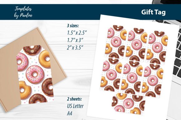 Donut Birthday Party Favor Tags Printabl: Sweeten Your Celebrations with Customizable Gift Tags