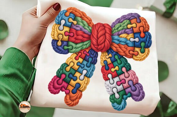 Evaluating the Autism Puzzle Coquette Bow Faux Yarn Png for Creative Projects
