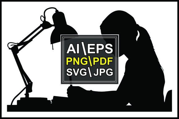 Silhouette of Girl Studying at Desk Lamp: A Practical Evaluation